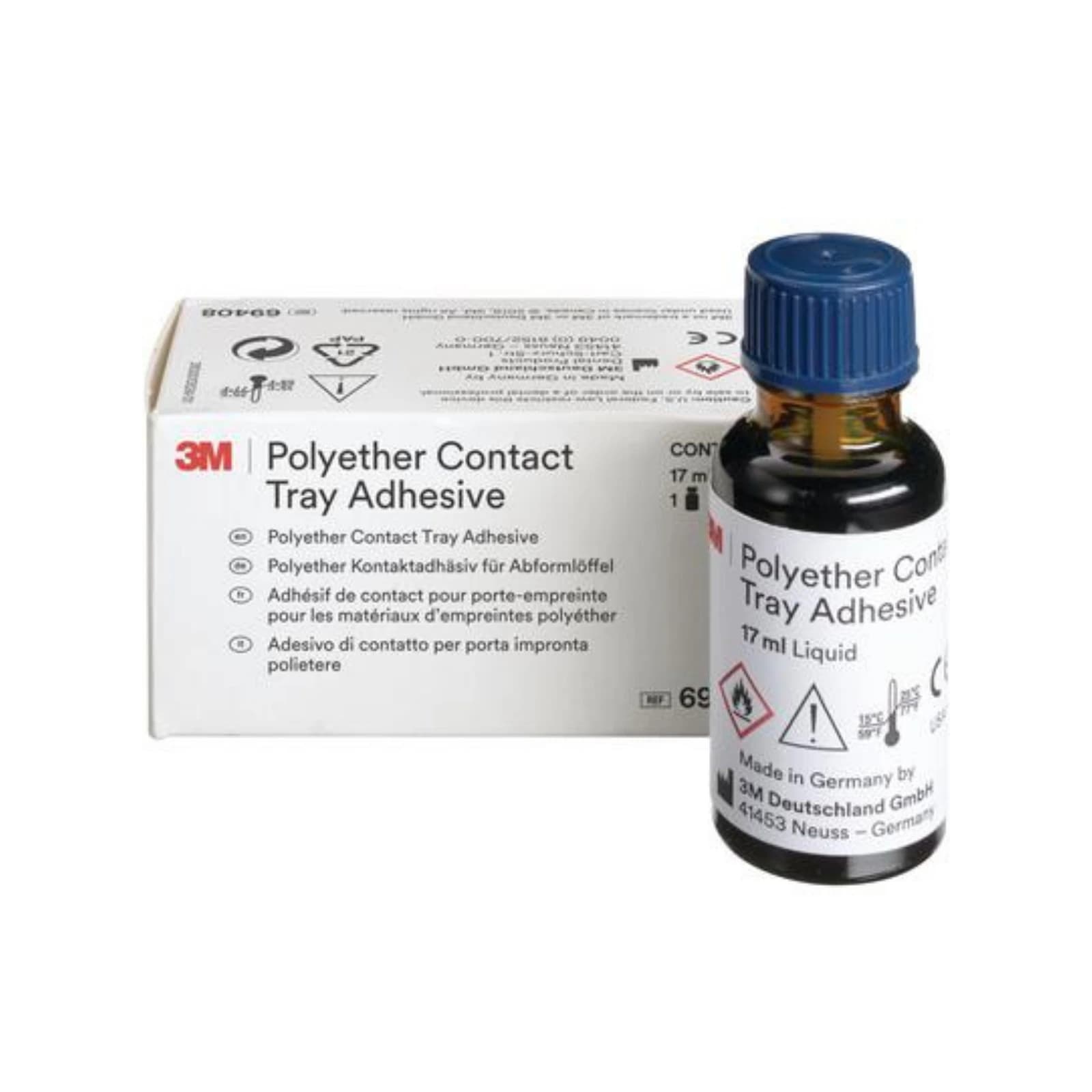 3M Polyether Contact Tray Adhesive, 17 mL Bottle, 69408 thumbnail 3