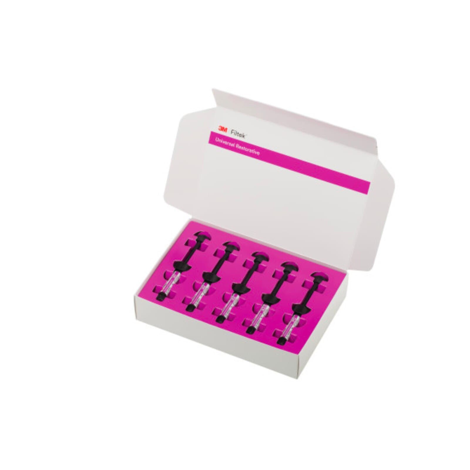 Filtek Universal Restorative Essentials Kit, 5 x 4g Syringes (A1, A2, A3, A3.5, PO), 6555-SK thumbnail 7