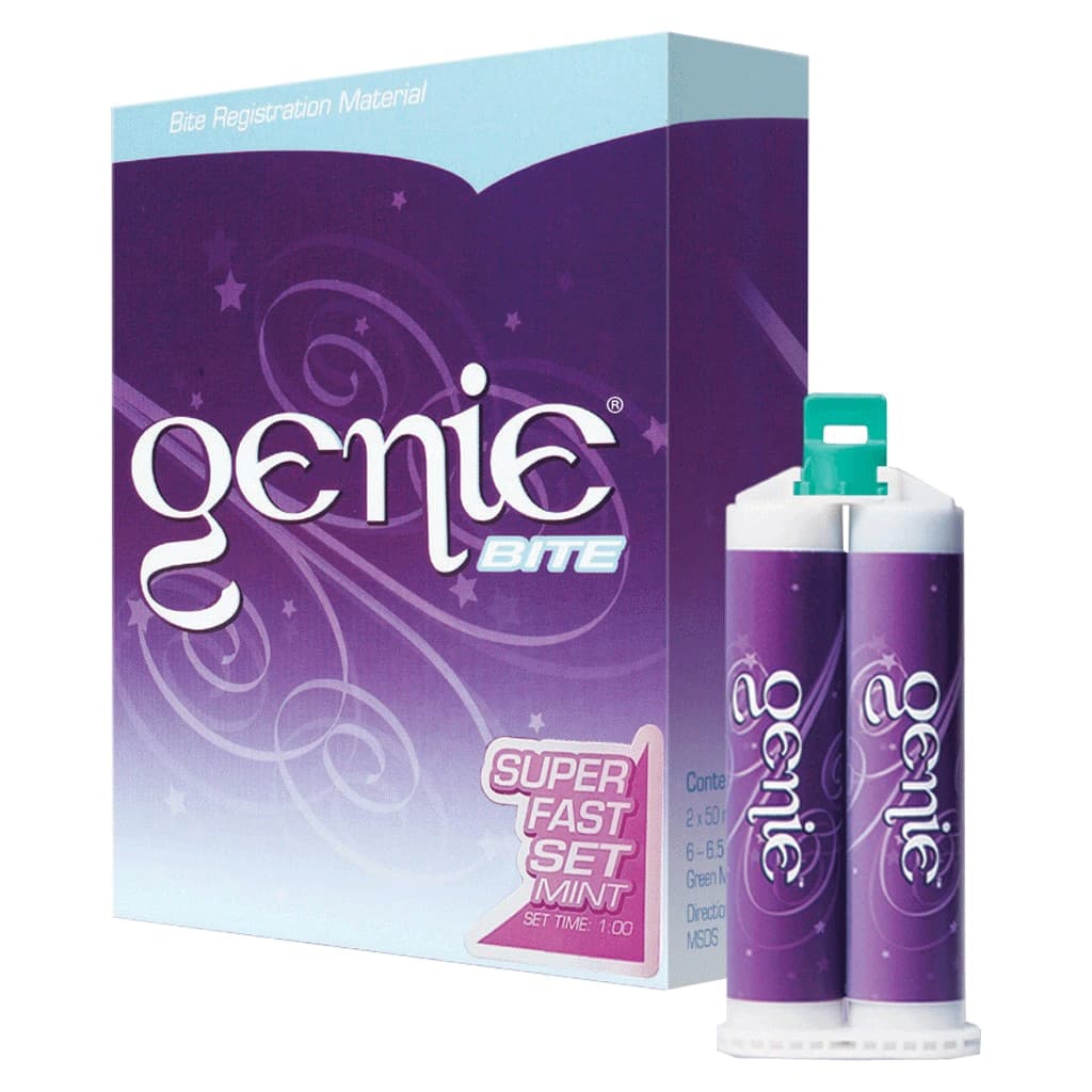 Sultan Genie Bite Bite Registration Material, Fast Set, Mint, 2 x 50 ml Cartridges with 6 Mixing Tips, 77640 thumbnail 6
