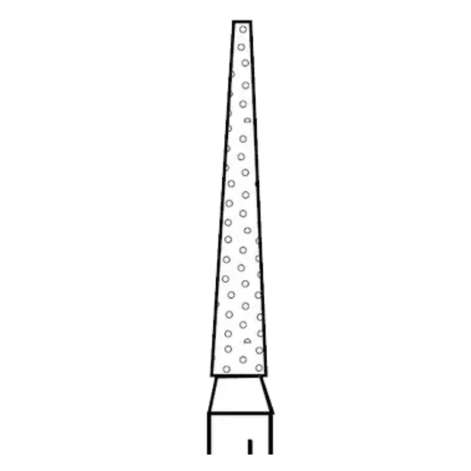 Two Striper Diamond Bur, FG, Flat-End Taper, 700.9F, Fine, Red, 1.4 mm Major / 0.6 mm Minor, 9 mm Length, 5/Pk, 2015365 thumbnail 7
