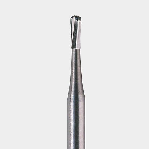 SS White FG #1157S Carbide Bur, Straight Fissure Round End, Plain, Friction Grip Short Shank, 1.0 mm Diameter, 3.8 mm Head Length, 100/Pkg thumbnail 2