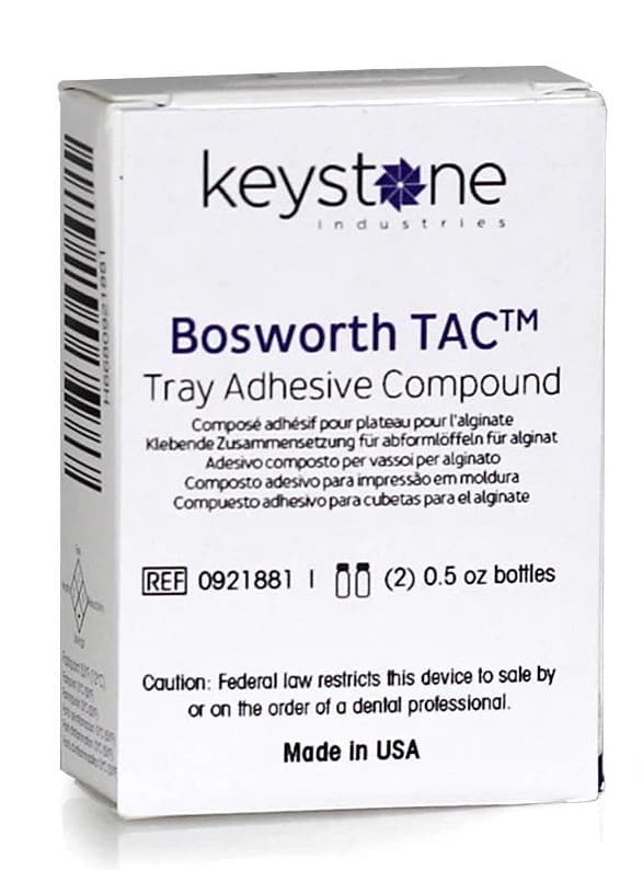 Keystone TAC Tray Adhesive Brush-On Liquid, 0.5 oz Bottles, 2/Pk, 921881 thumbnail 7