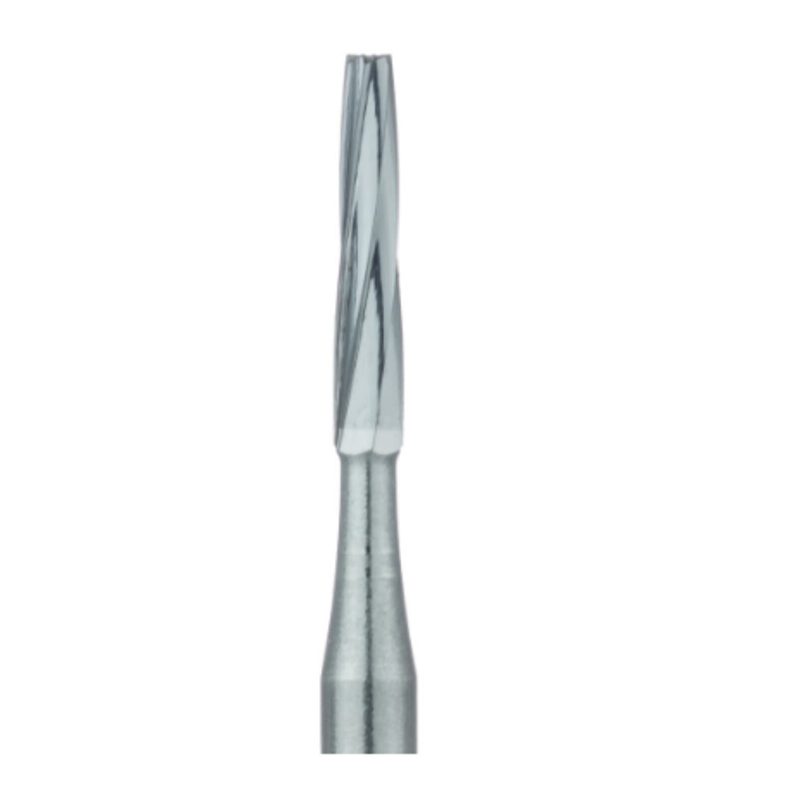 Meisinger Tungsten Carbide Bur #171L, Tapered Fissure, Friction Grip, Long Shank, 1.2 mm Diameter, 5/Pkg (HM23L-012-FGL) thumbnail 2