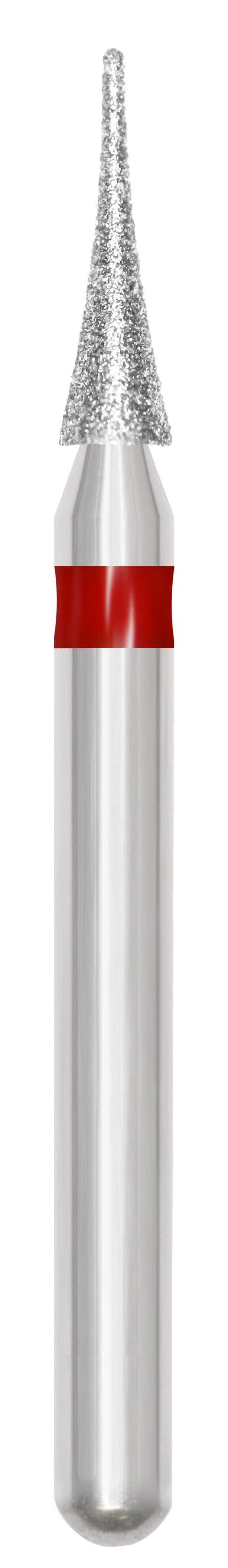 Revelation Diamond Burs, FG, Mosquito Nose, 392-016, 1.6 mm, Fine, Red, 5/Pk, 91183-5 thumbnail 3