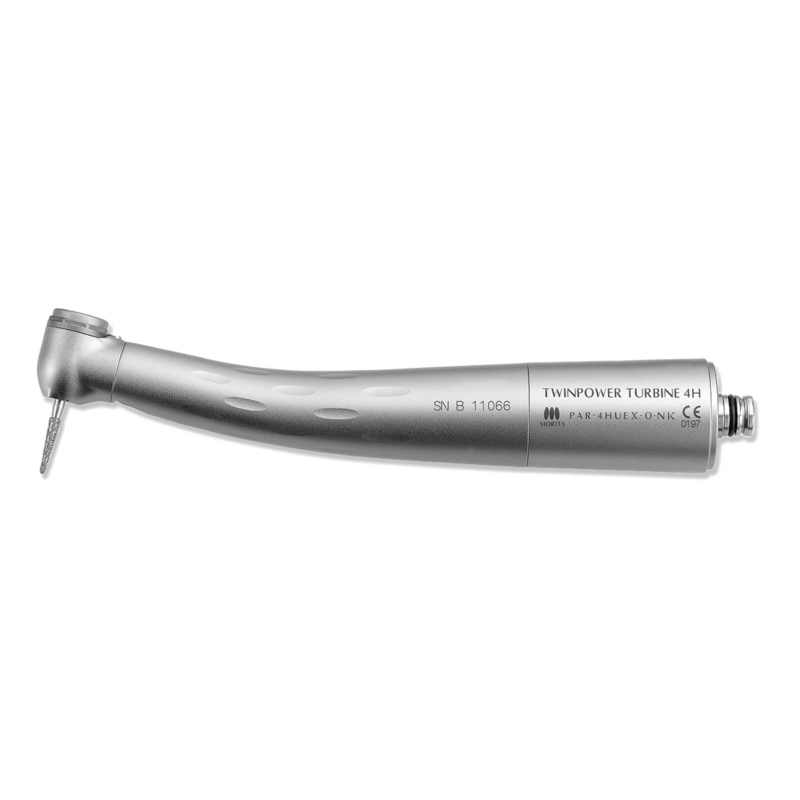 TwinPower Turbine UltraE High Speed Air Handpiece, Mini Contra Angle, Autochuck Push Button, LED Light, Triple Spray, NSK FlexiQuick, 4H PAR-4HUEX-O-NK thumbnail 3