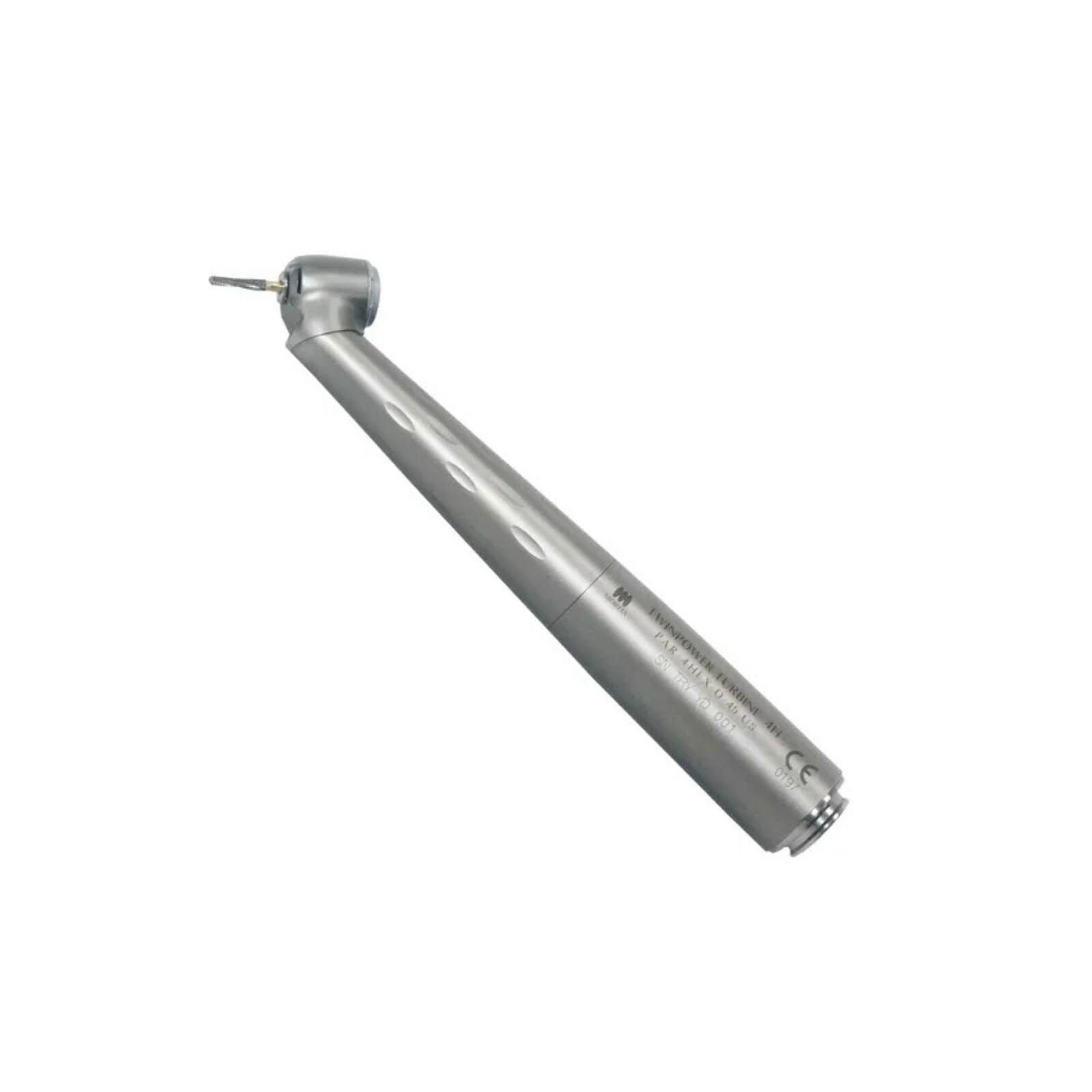 TwinPower Turbine 45 High Speed Air Handpiece, 45°, Push-Button Autochuck, Triple Spray, Fiber Optic, Morita Coupling, PAR-4HEX-O-45 thumbnail 3