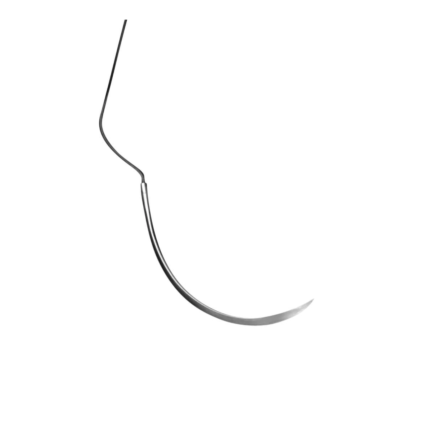 Hu-Friedy Perma Sharp Non-Absorbable Silk Black Braided Suture, 4-0, C-17 3/8 Circle Reverse Cutting Needle, 18", 12/Box, PSN736S thumbnail 3