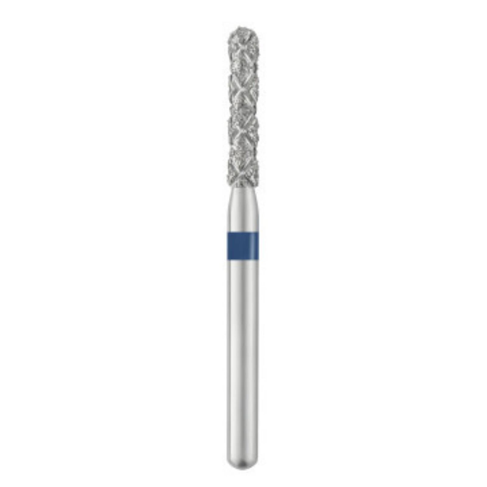 SS White Piranha 2X Turbo Diamond Bur, Round End Cylinder, FG, Medium Grit, #881-016, 5/Pk thumbnail 2