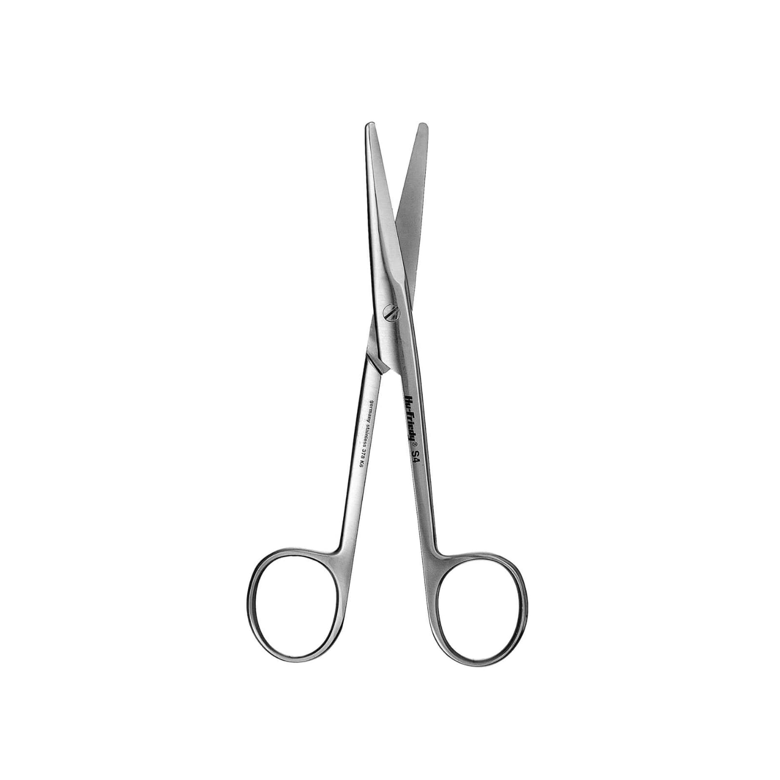 Hu-Friedy Mayo Scissors #4 Straight/Blunt, Stainless Steel, 4.5" Length, Each thumbnail 2