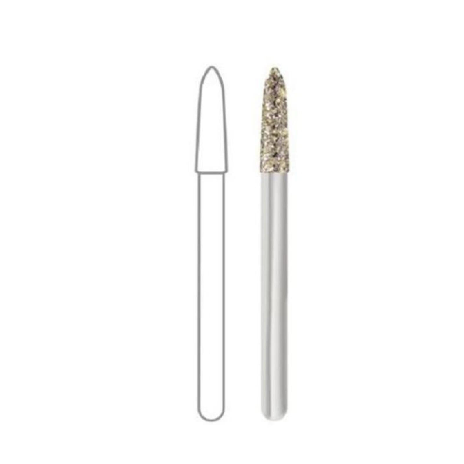 Midwest ONCE Sterile Diamond Bur 878K-016M, Medium Grit, Taper Modified Bevel, FG, 1.6 mm Diameter, 8.0 mm Length, 25/Pk - Midwest ONCE Sterile Diamond Burs 878K-016M 25/Pk - Image 1