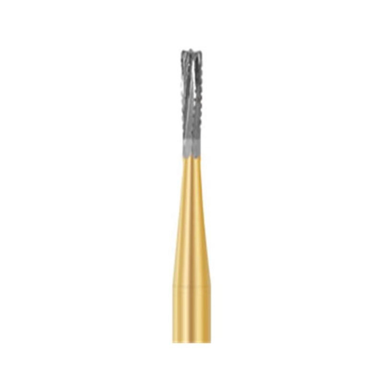 Midwest Multi-Prep Carbide Bur #558, Straight Flat End, Friction Grip, 1.2mm Diameter, 3.7mm Length, 10/Pack, 399228 thumbnail 2