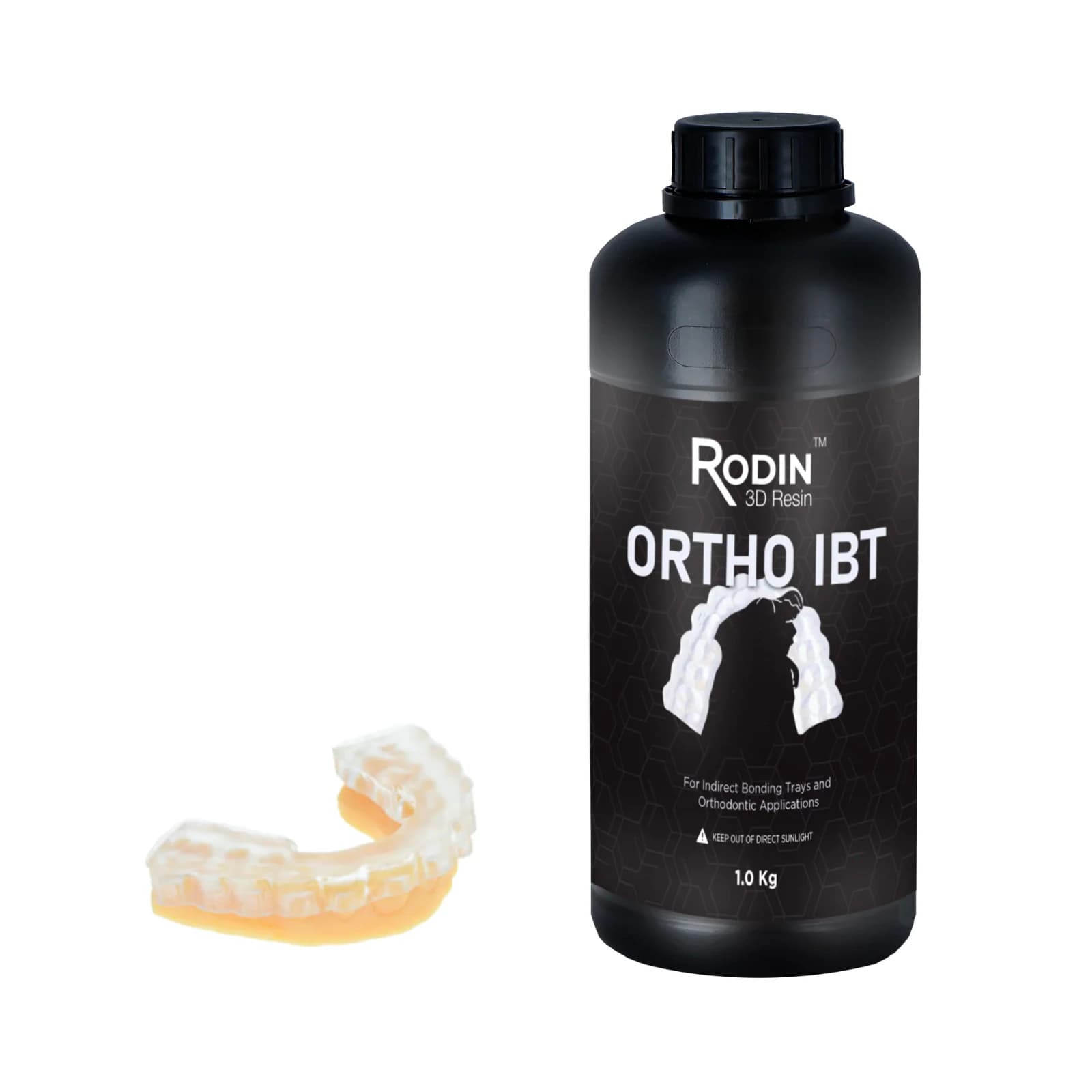 Rodin Ortho IBT 3D Resin, Indirect Bonding Tray Material, 1 kg Bottle, 3DR-OIBTF thumbnail 2