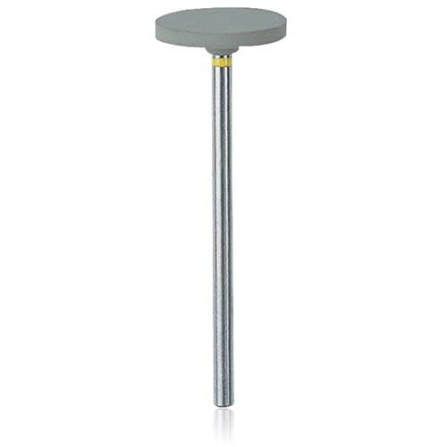 NTI Silicone Polisher, Gray, Super High Shine, Large Disc, HP Shank, 10/Pkg, P0375 thumbnail 3
