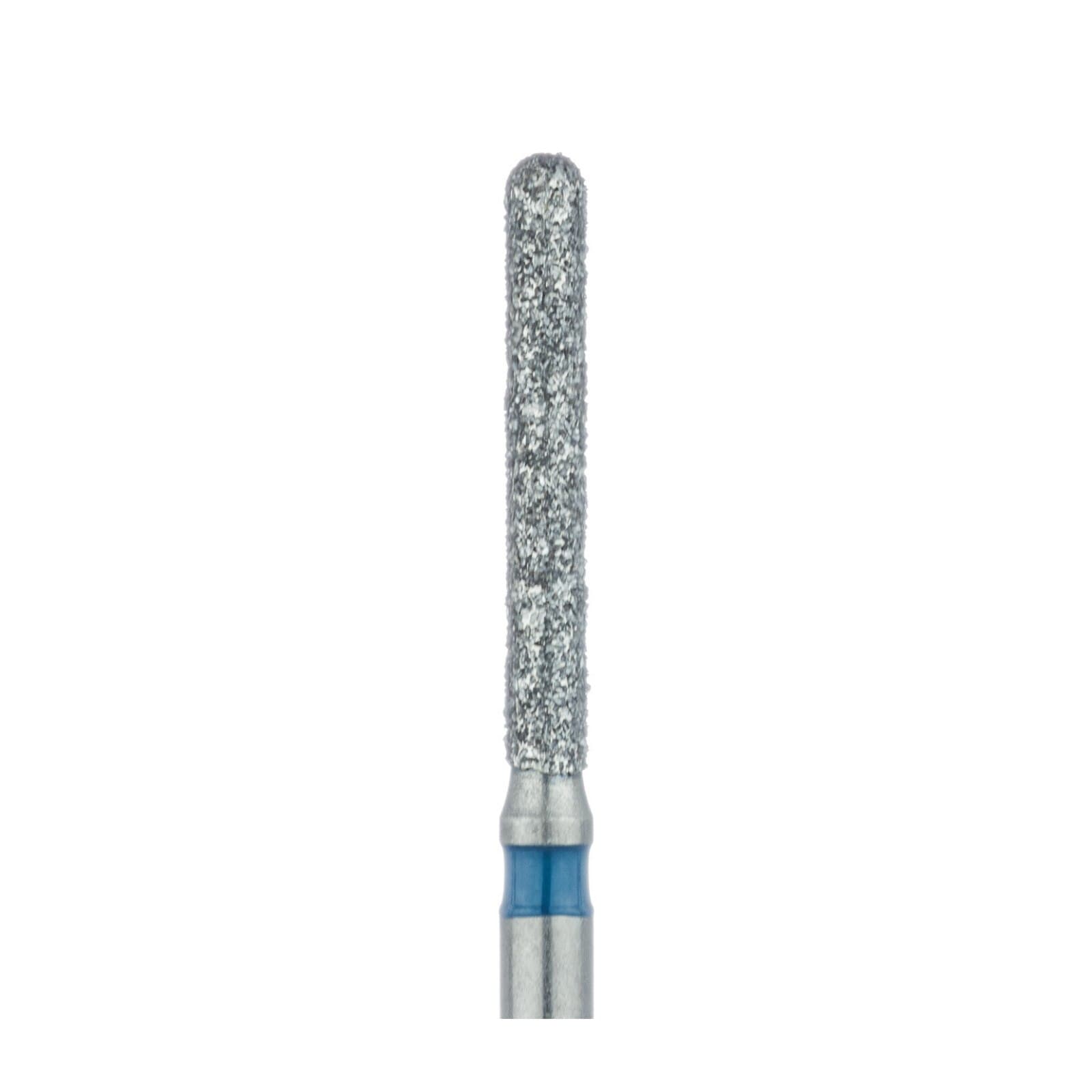 Meisinger 882-012-FG Multi-Use Diamond Bur, Round End Cylinder, Medium Grit, Blue Ring, 1.2 mm Head Diameter, 10 mm Working Length, Friction Grip, 5/Pk thumbnail 3