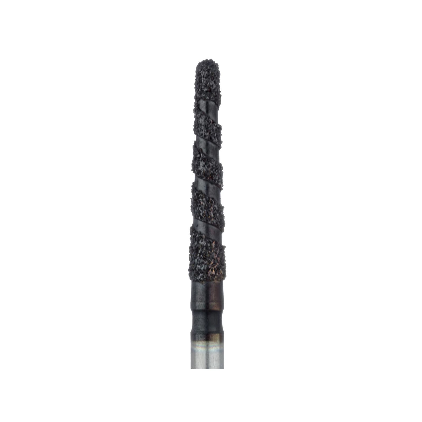 Meisinger Black Cobra Diamond Bur, Friction Grip, Super Coarse, Round End Taper, B852-018, 1.8 mm, 5/Pk, B852-018-FG thumbnail 4