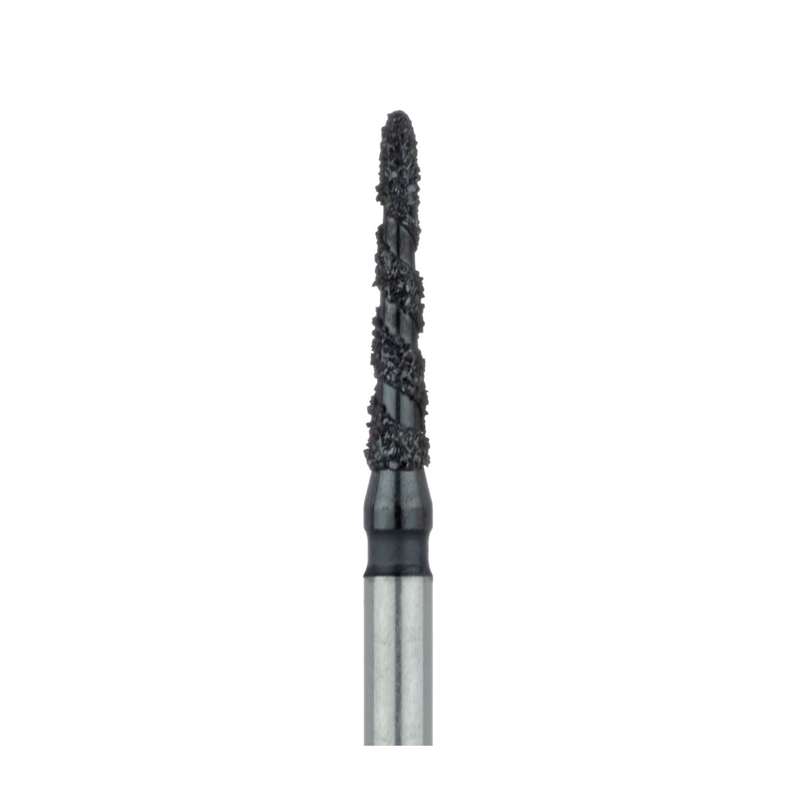 Meisinger Black Cobra Diamond Bur, Super Coarse, FG, Modified Chamfer, 1.4mm Head, 8mm Working Length, 5/Pack, B878-014 thumbnail 3