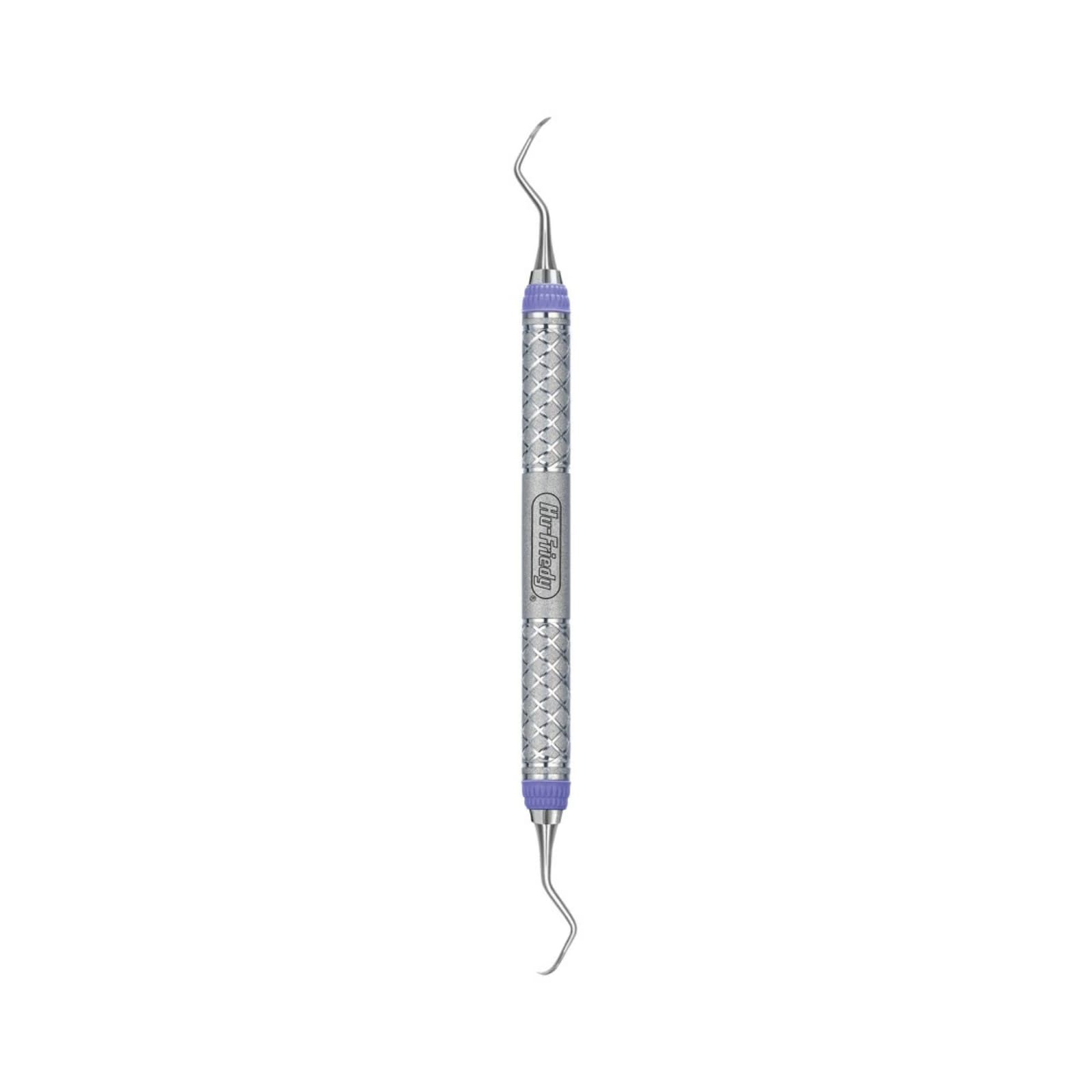 Hu-Friedy Sickle Scaler 23 DE, Double-Ended, #6 Satin Steel Handle, M23, 1 Each - Scalers - 23 - #6 Satin Steel&reg; - Image 1