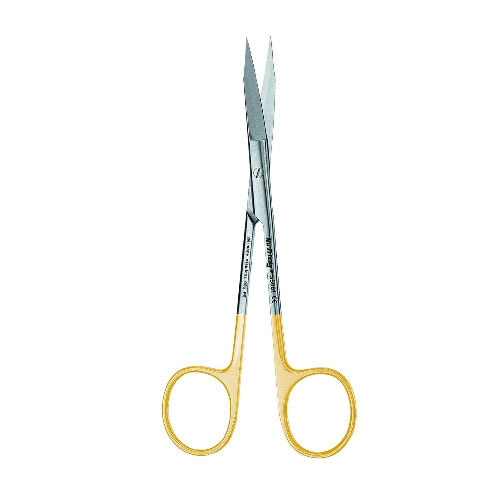 Hu-Friedy Iris Perma Sharp Straight Surgical Scissors, 4.5"/11.5cm, Stainless Steel, S5082 thumbnail 2