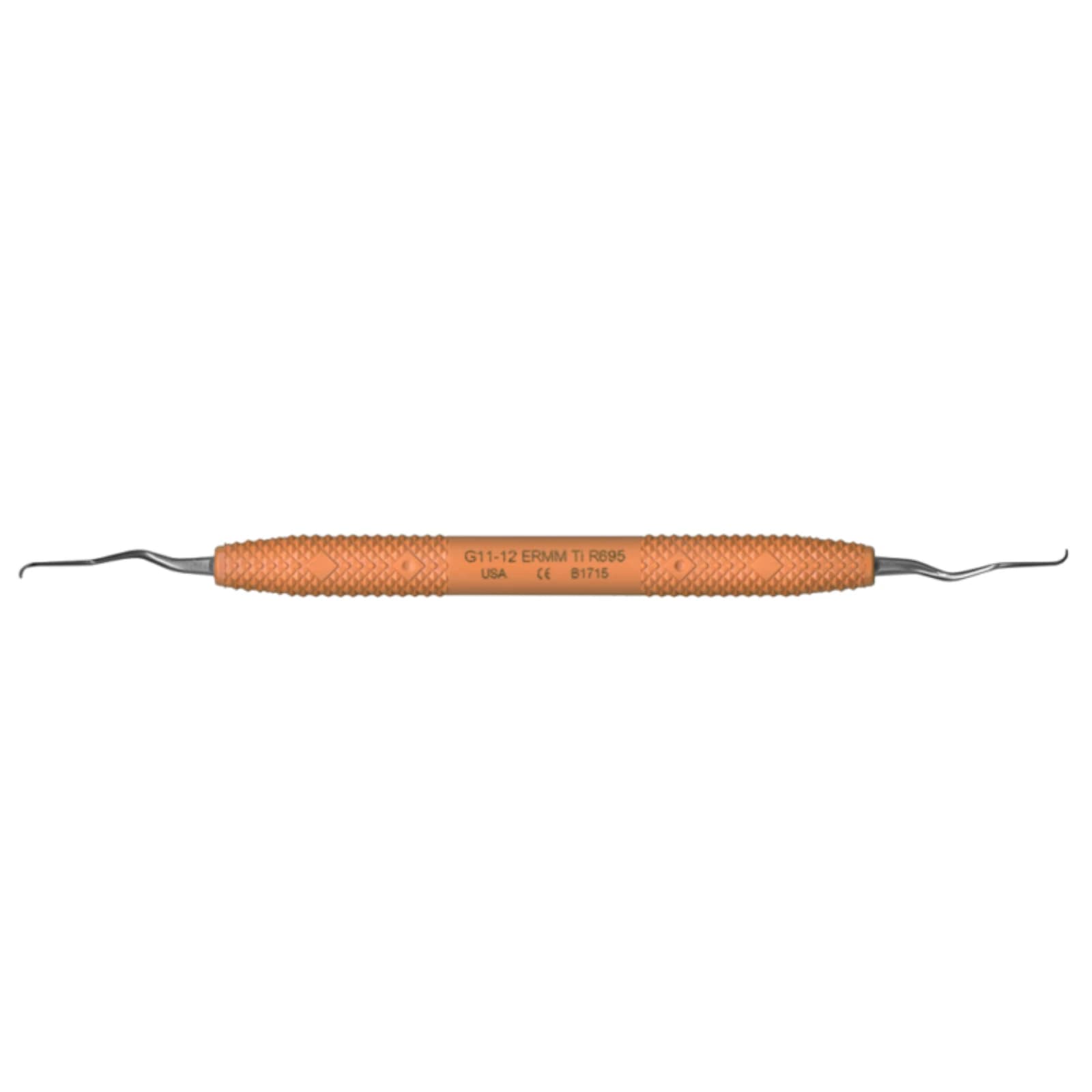 PDT Implant Instrument Gracey 11-12 Titanium Extended Reach Micro Mini Curette, R695 thumbnail 3