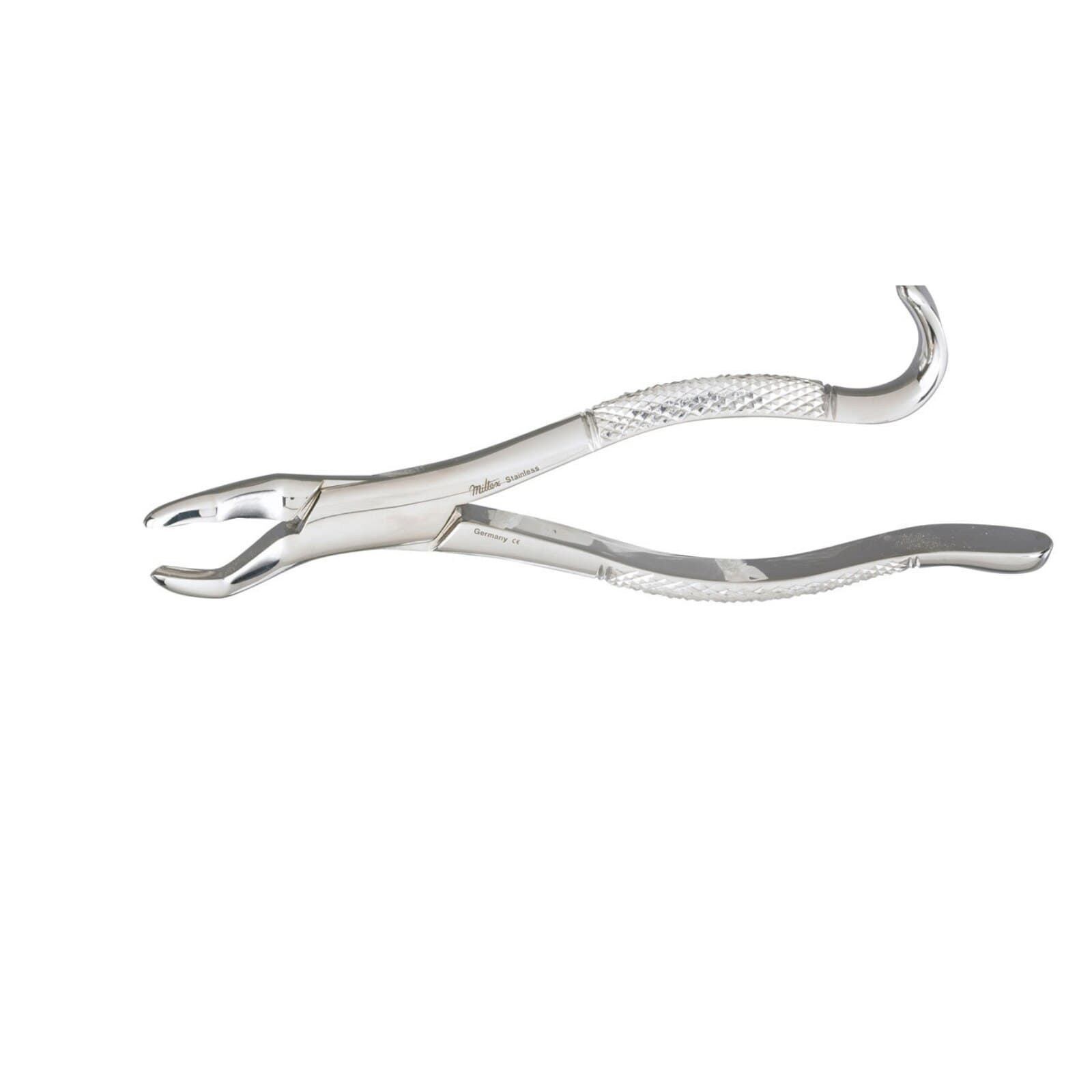 Miltex #24 Extracting Forceps, Universal, Upper Molars, Stainless Steel, 1/Pkg - Extracting Forceps 24 - Image 1