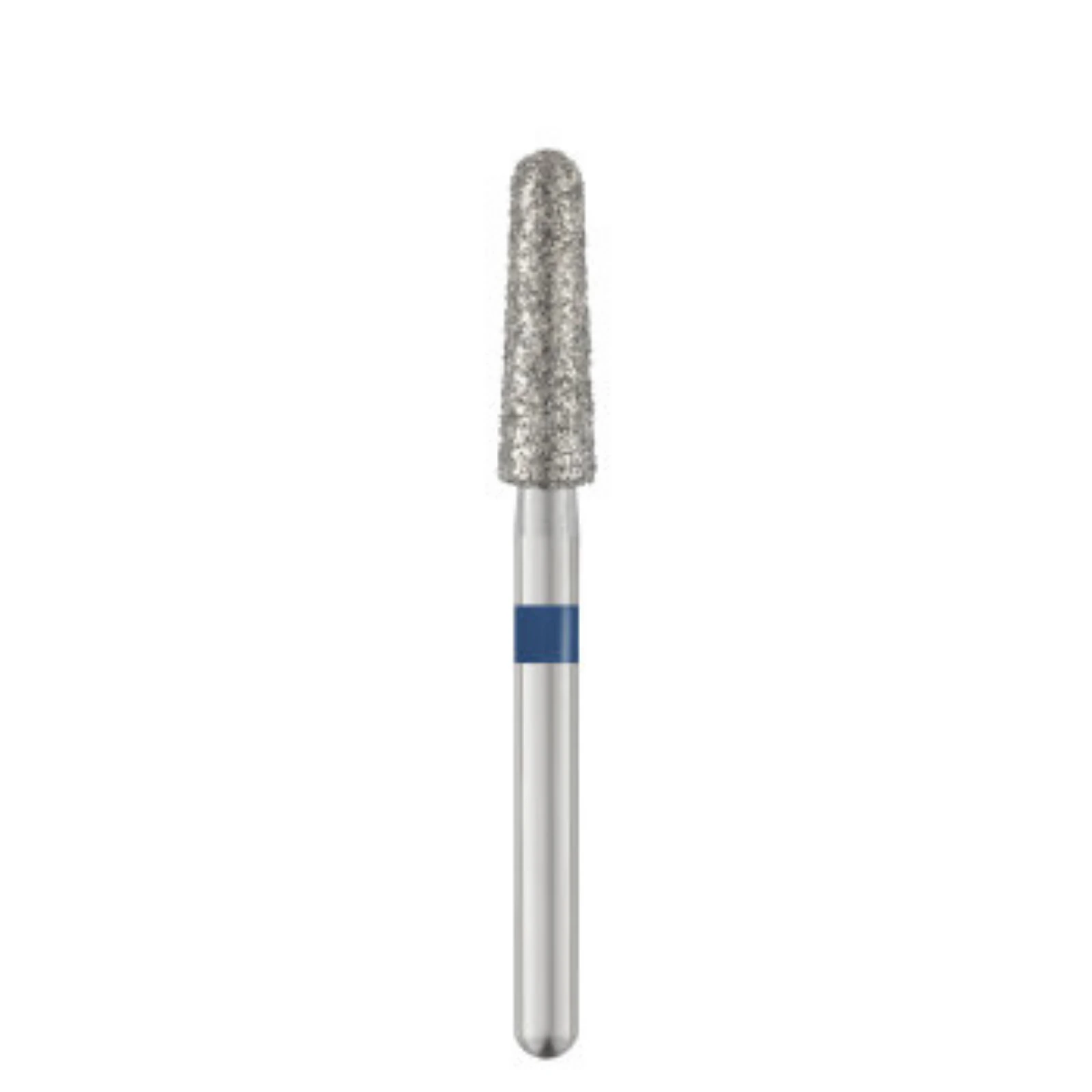 Piranha Diamond Single-Use Burs, FG, Round End Taper, #856-025M, 2.5 mm, Medium Grit, Blue, 25/Pk thumbnail 3
