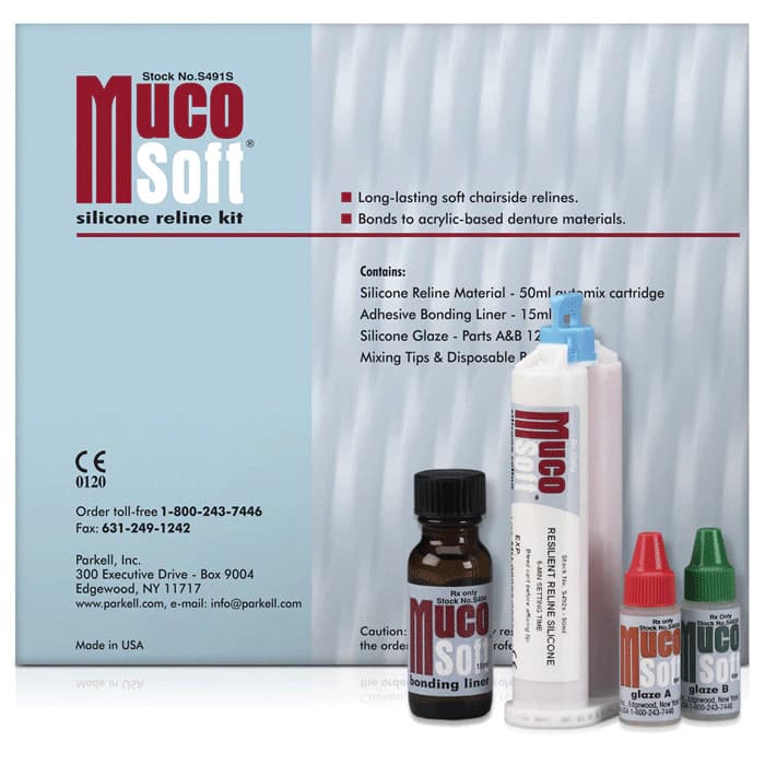 MucoSoft Silicone Soft Denture Reline Kit, Pink, 1/Pk, S491S thumbnail 28