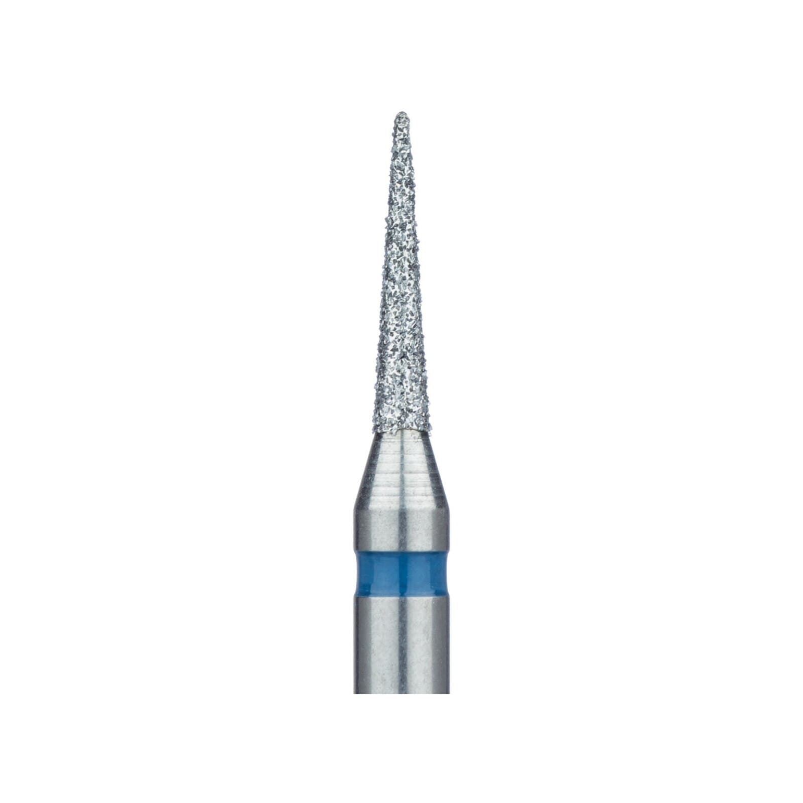 Meisinger Multi-Use Diamond Bur, RA, Needle, #858, 1.4 mm, Medium Grit, Blue, 5/Pk, 858-014-RA thumbnail 4