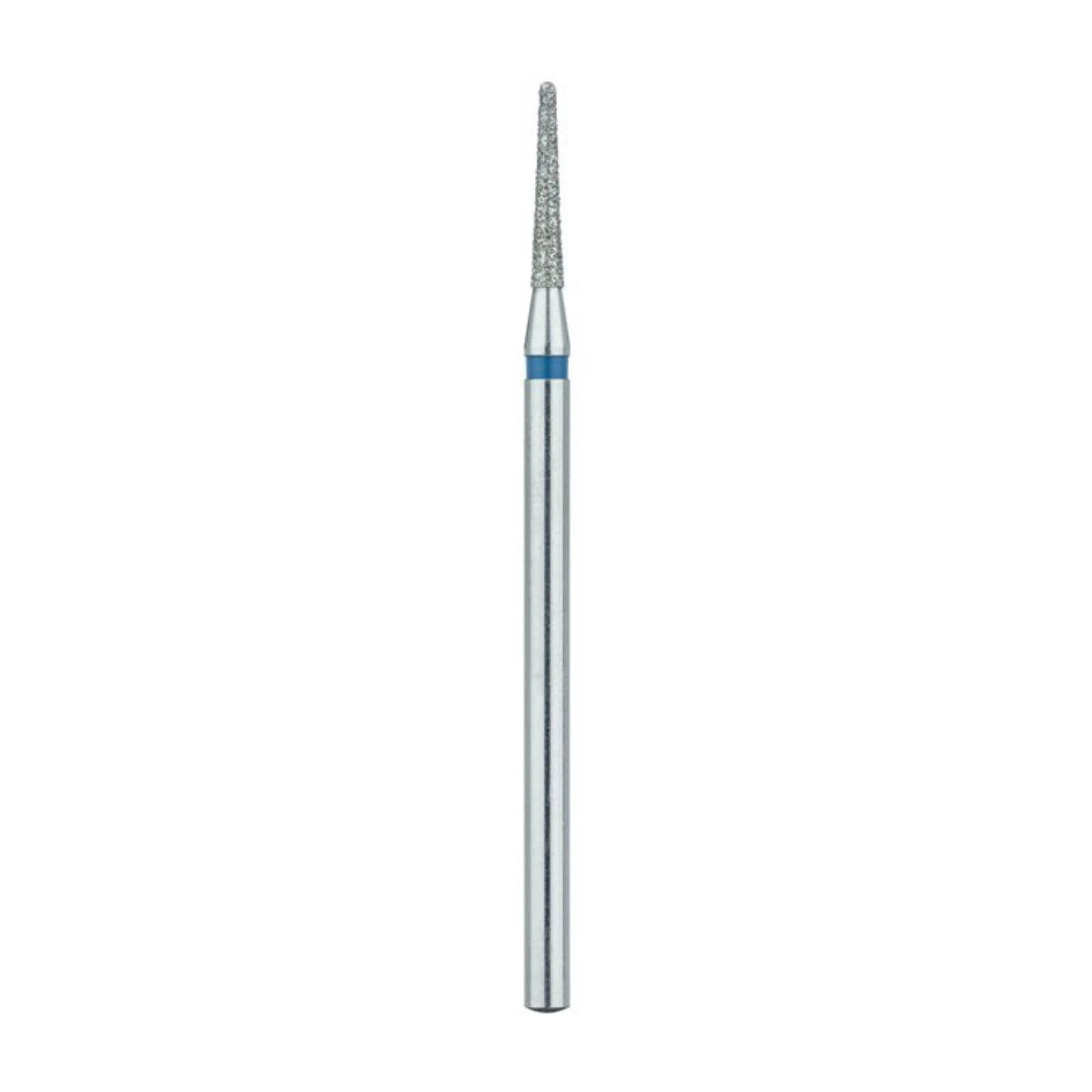Meisinger Diamond Bur, HP, Medium Grit, Blue Ring, Round End Tapered, 1.6 mm, #852-016, Pack of 5 thumbnail 3