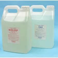 Automatic X-Ray Developer & Fixer Solution, Premixed, 2.5 Gallon Containers, 2/Case - Automatic Fixer & Developer 2.5gal 2/Cs - Image 1