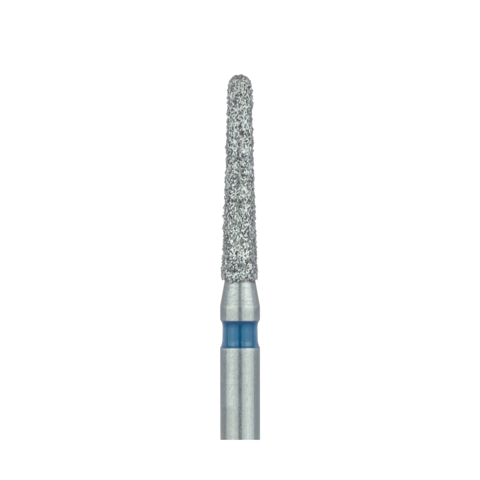 Meisinger 856-016-FG Medium Diamond Bur, Round End Tapered (Chamfer), Friction Grip, Blue Ring, 1.6 mm Head, 5/Pack thumbnail 3