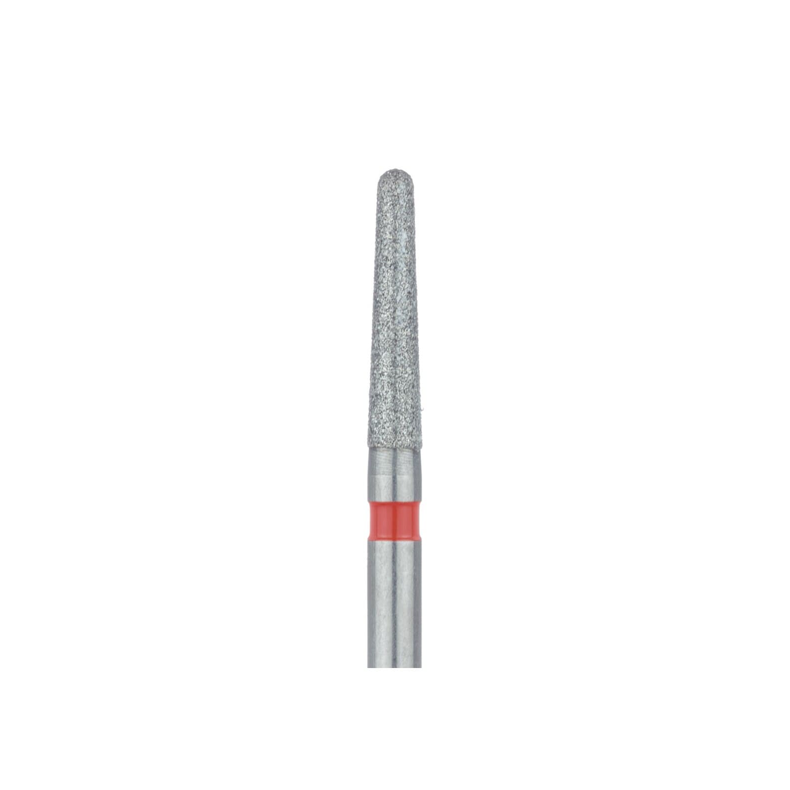 Meisinger Multi-Use Diamond Bur, Friction Grip, Round-End Taper Chamfer, 856F, 1.6 mm, Fine, Red, 5/Pk, 856F-016-FG thumbnail 4