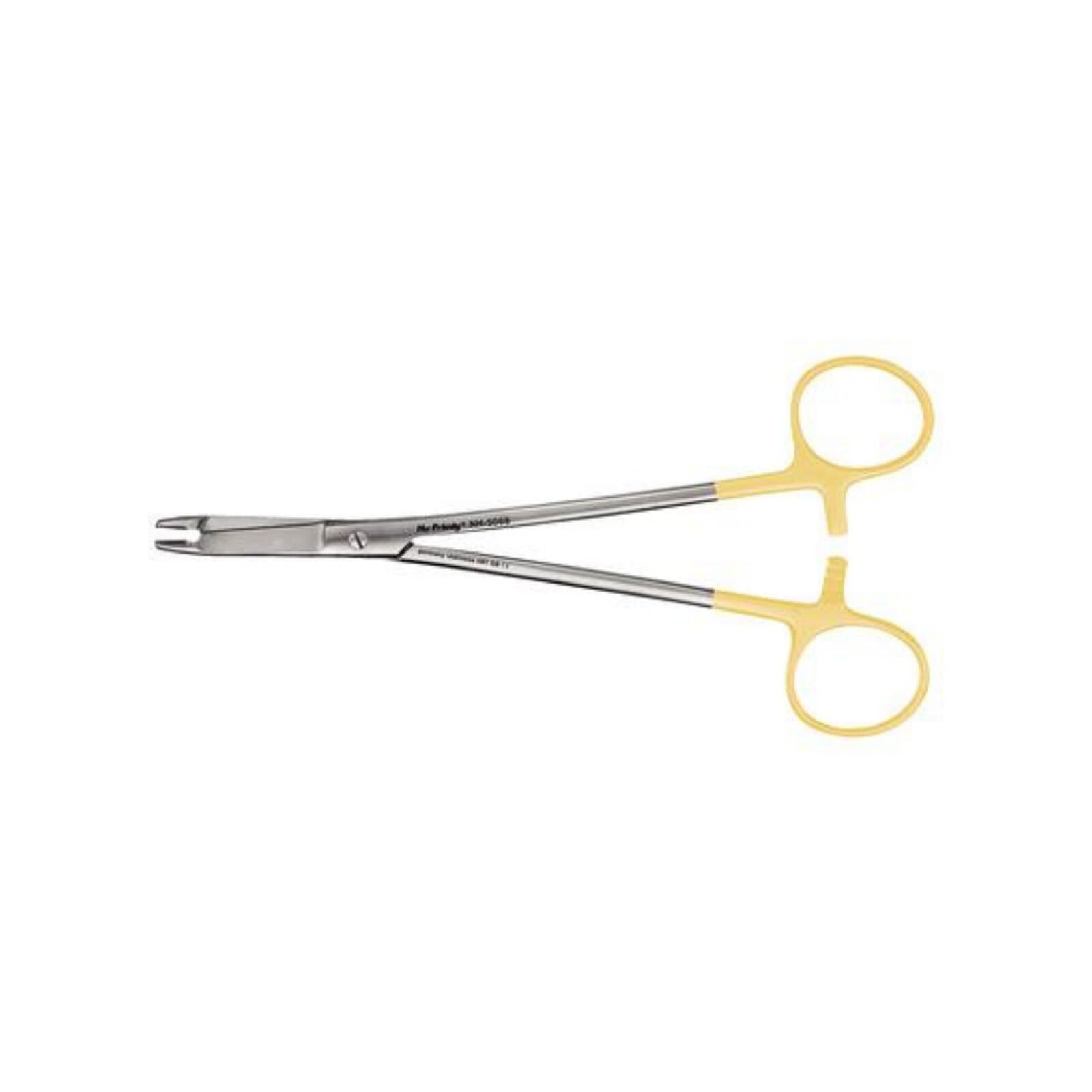 Hu-Friedy Olsen-Hegar Perma Sharp Needle Holder/Scissors, 6.75" (17 cm), Gold Plated, Tungsten Carbide Tip, NH5068 thumbnail 2