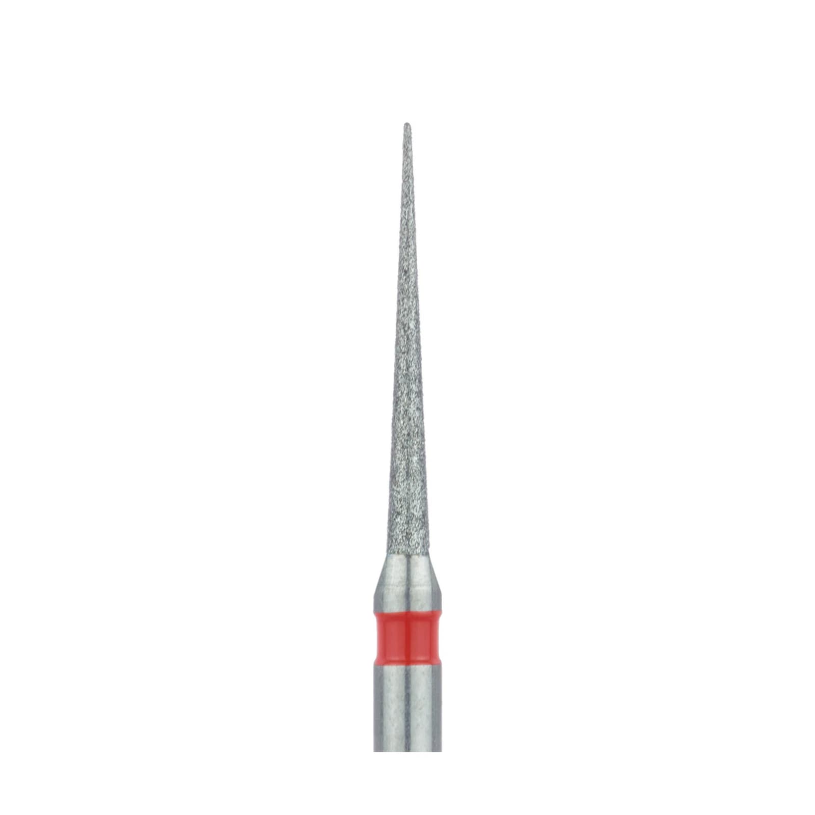Meisinger Multi-Use Diamond Bur, Friction Grip, Long Needle, Fine (Red), 1.0 mm Head, 10 mm Working Length, 5/Pk, 859F-010-FG thumbnail 4