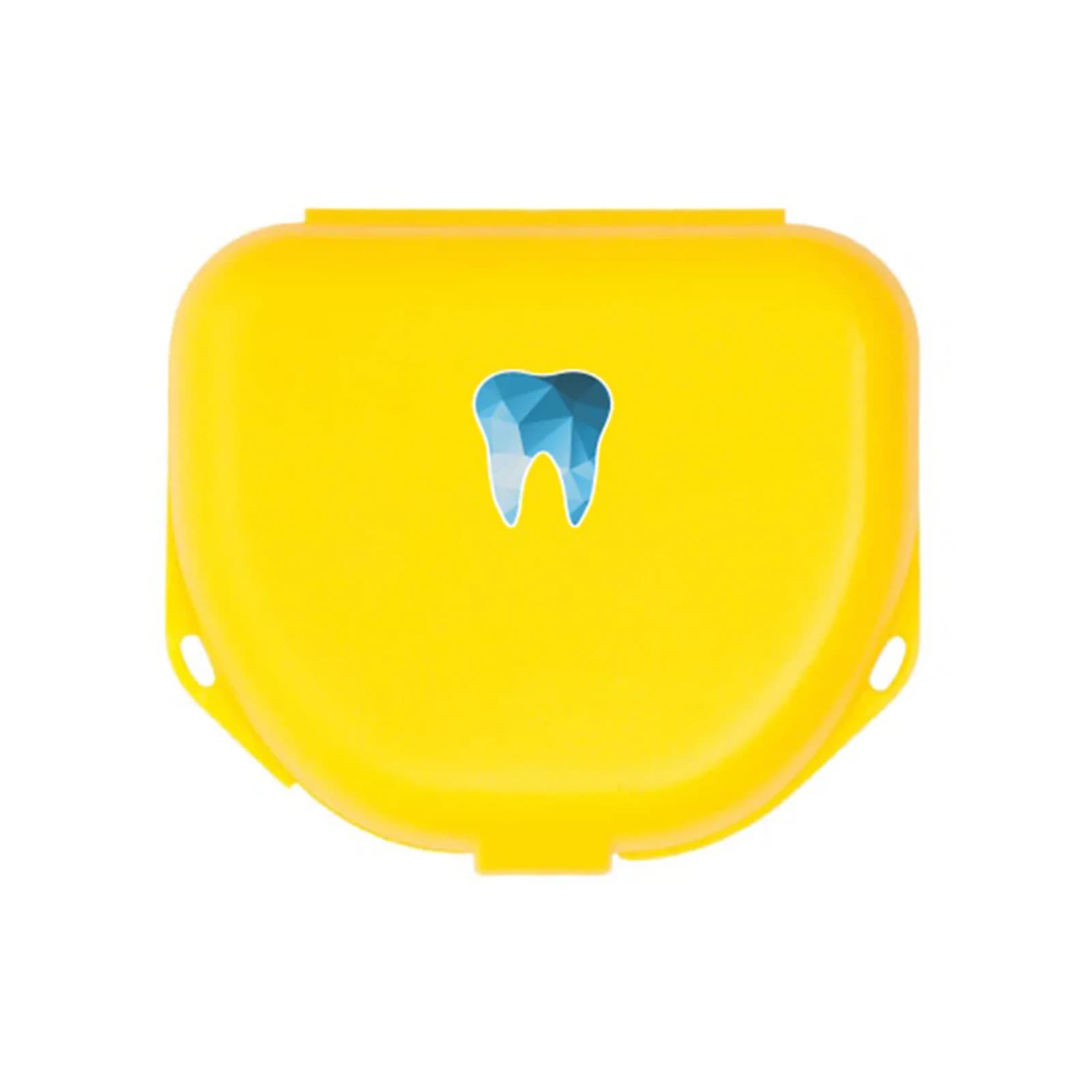 Zirc Imprinted Retainer Box, 1-1/2" Deep, Neon Yellow, 144/Pkg, 25V550O - Imprinted Retainer Box 1-1/2In Deep Neon Yellow Pack of 144 - Image 1