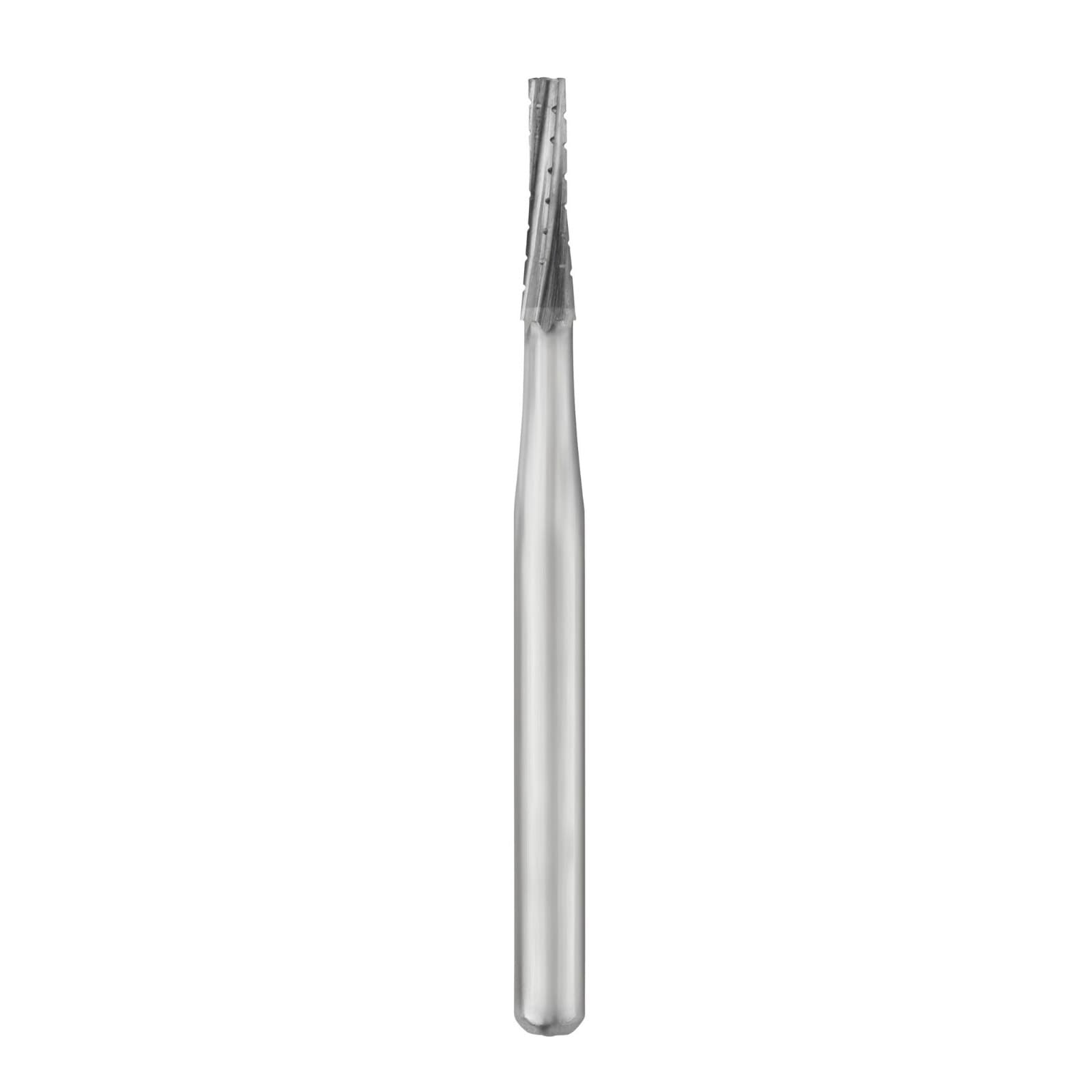 SS White #701L Carbide Bur, FG, Long Taper Flat End Cross Cut, 1.2 mm Diameter, 5.0 mm Length, 10/Pk, 15036 thumbnail 3