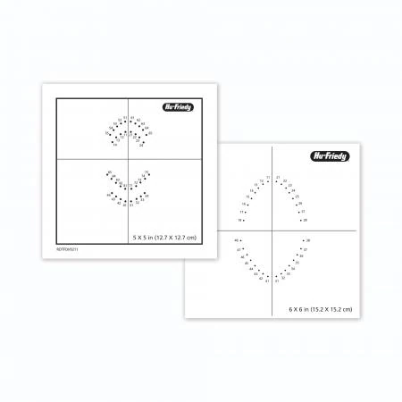 Hu-Friedy FDI Rubber Dam Template, Double-Sided Adult & Child, 1/Pk, RDTFDI thumbnail 2