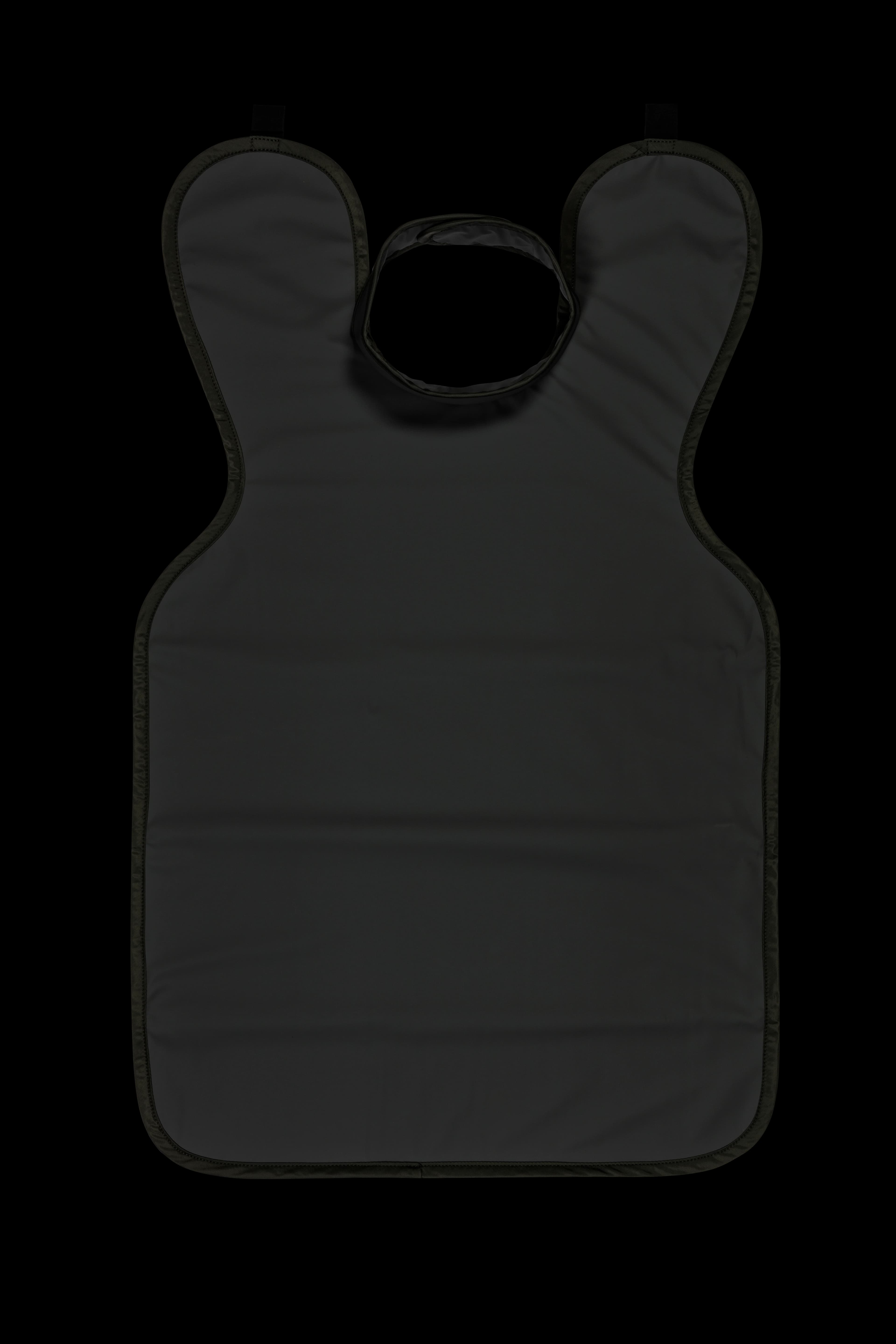 Soothe-Guard Lead-Lined X-Ray Apron with Collar, Adult, 0.35 mm Lead Equivalency, Charcoal, 662305000 thumbnail 2