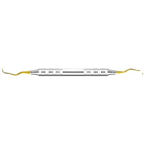 American Eagle XP Langer 1/2 Curette, Double End, 3/8" - 9.5mm, EagleLite Stainless Steel Handle, AECL1-2XPZ - XP Universal Curettes – 1/2 Langer, Double End - EagleLite™ Stainless Steel Handle - Image 1
