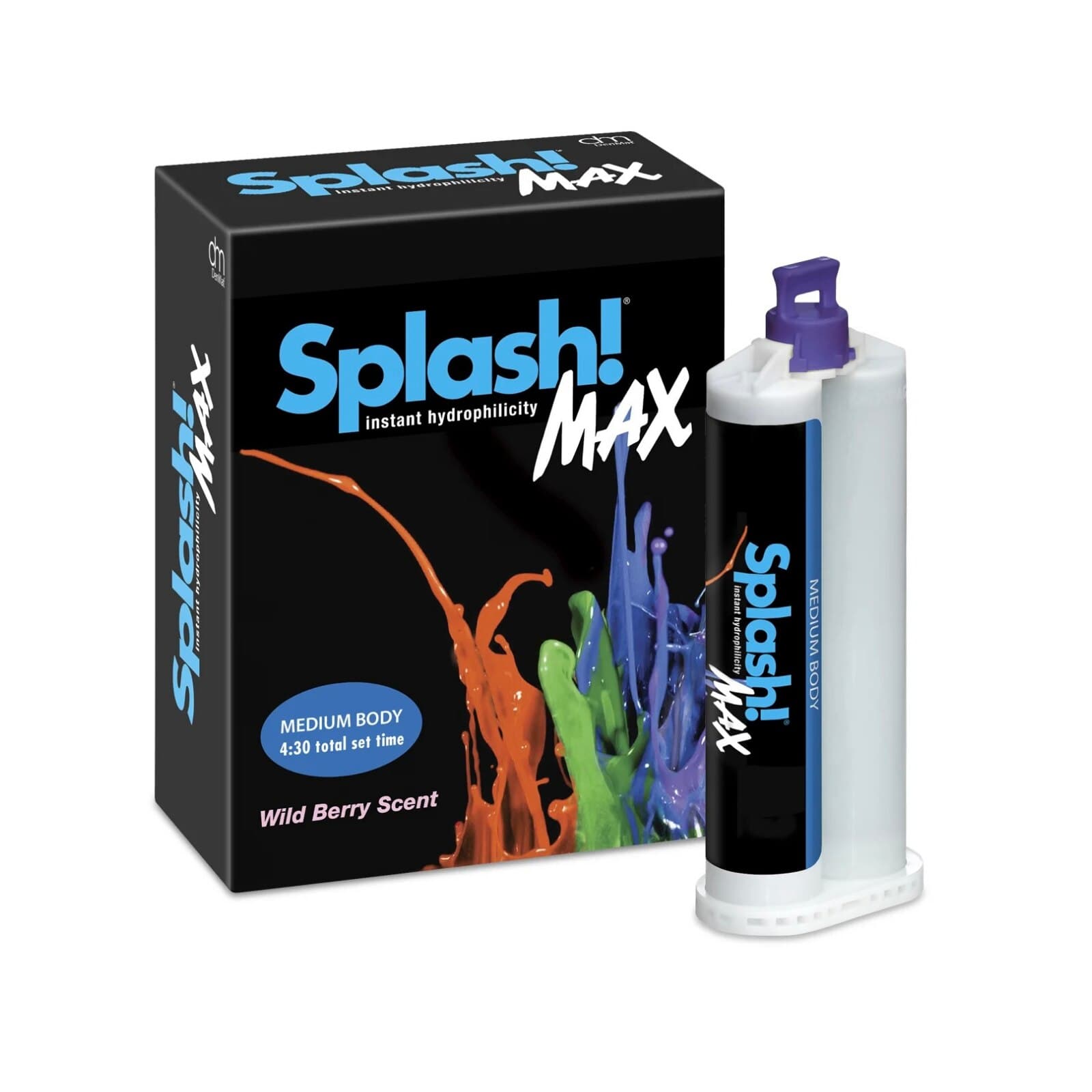 Splash Max VPS Impression Material, Regular Set, Medium Body, 50 mL Cartridges, 20/Pk, SPD1604 thumbnail 2