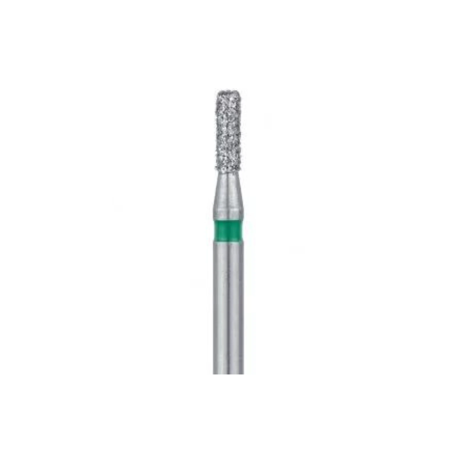 Meisinger 841-014-FG Diamond Bur, Round Edge Cylinder, Medium Grit, 1.4 mm Diameter, 6 mm Working Length, Friction Grip, 5/Pack thumbnail 3