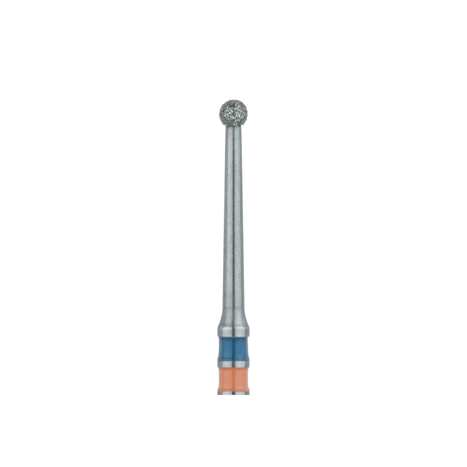 Meisinger Zirconia Diamond Bur, FG, Long Neck Round, #801-014M, 1.4 mm, Medium Grit, Blue, 5/Pk, Z801L-014-FG thumbnail 7