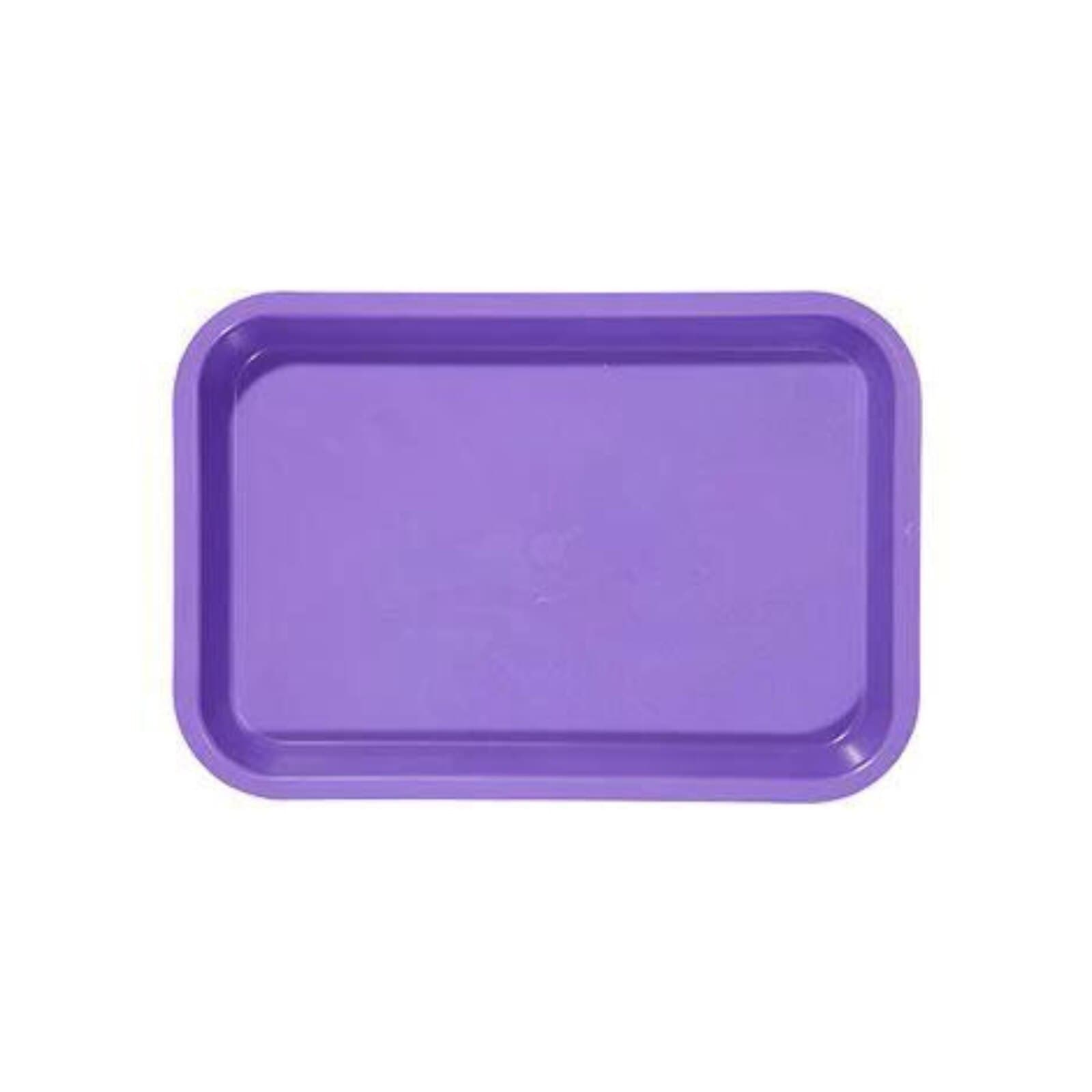 Plasdent Set-Up Plastic Flat Tray, Size E, Neon Purple, 1/Pk, 300EF-10N - Set-Up Plastic Flat Trays, # E, Neon Purple, 1/Pk, 300EF-10N - Image 1