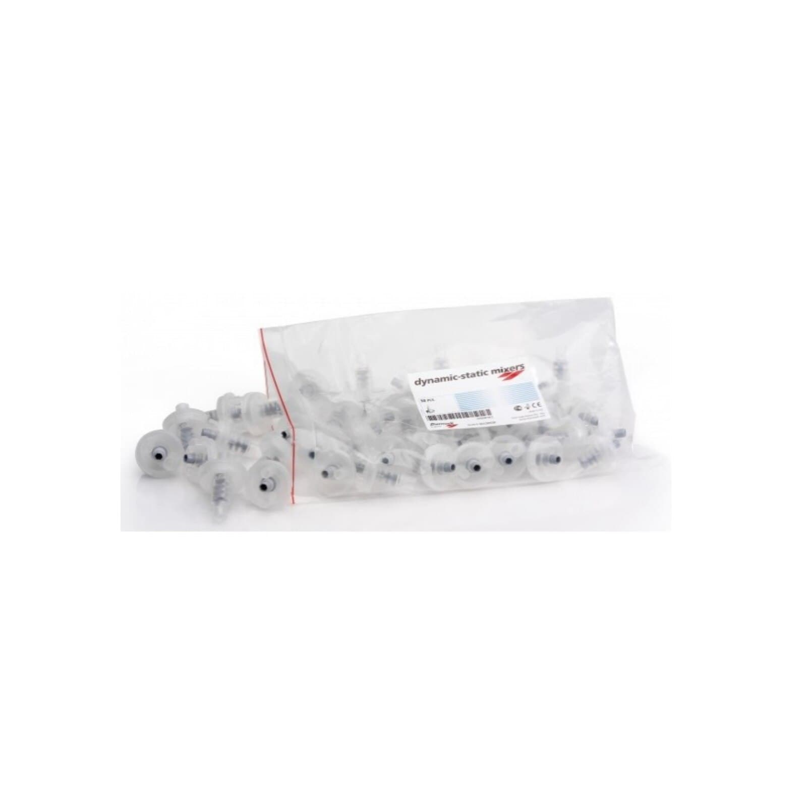 Zhermack Dynamic-Static Mixing Tips, Gray, 5:1, 380 mL, 50/Pkg, C205530 thumbnail 3