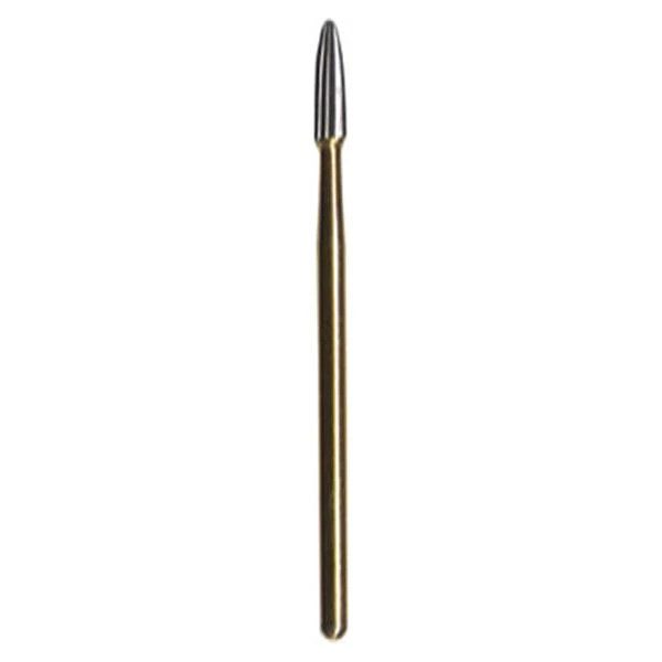 SABUR Trimming & Finishing Bur #7404, Egg Shaped, 12 Blade, FG, 10/Pk - SABUR Trimming & Finishing Burs #7404 10/Pk - Image 1