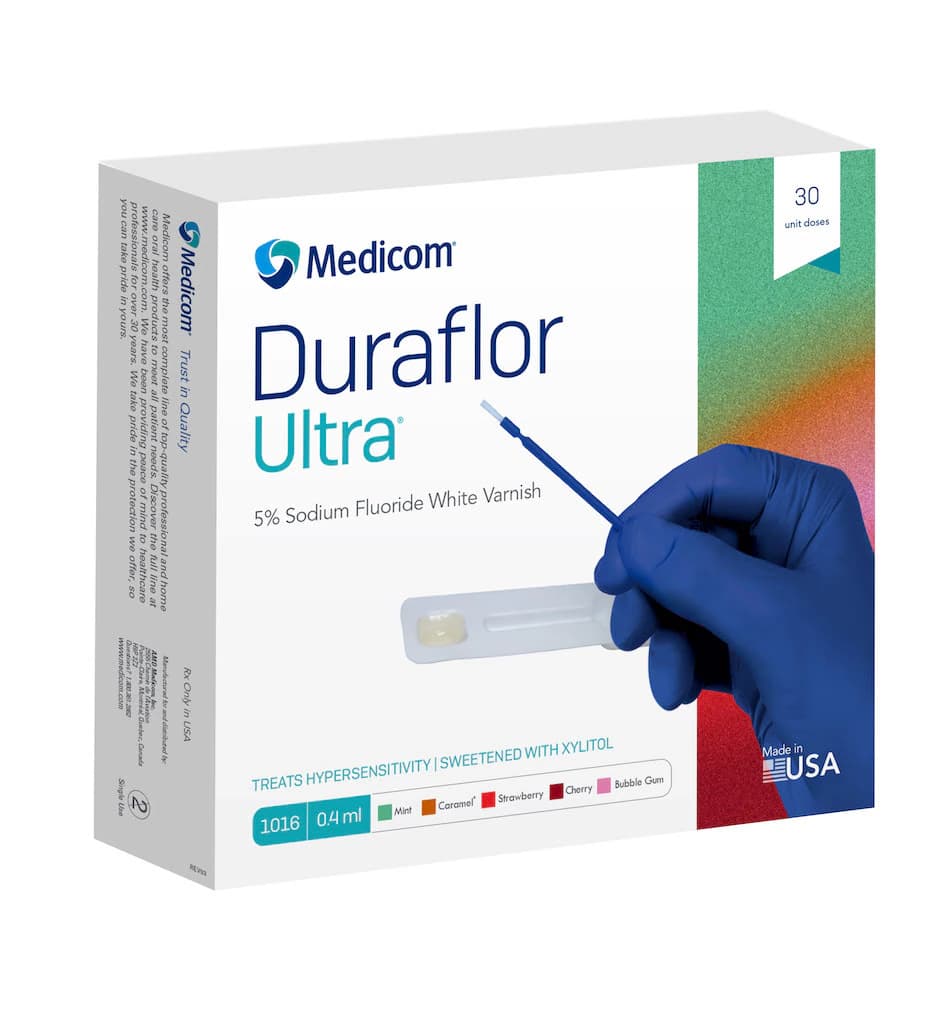 Duraflor Ultra 5% Sodium Fluoride White Varnish, 0.4 mL Unit Dose, Cherry, 30/Box, 1016-CH30 thumbnail 6