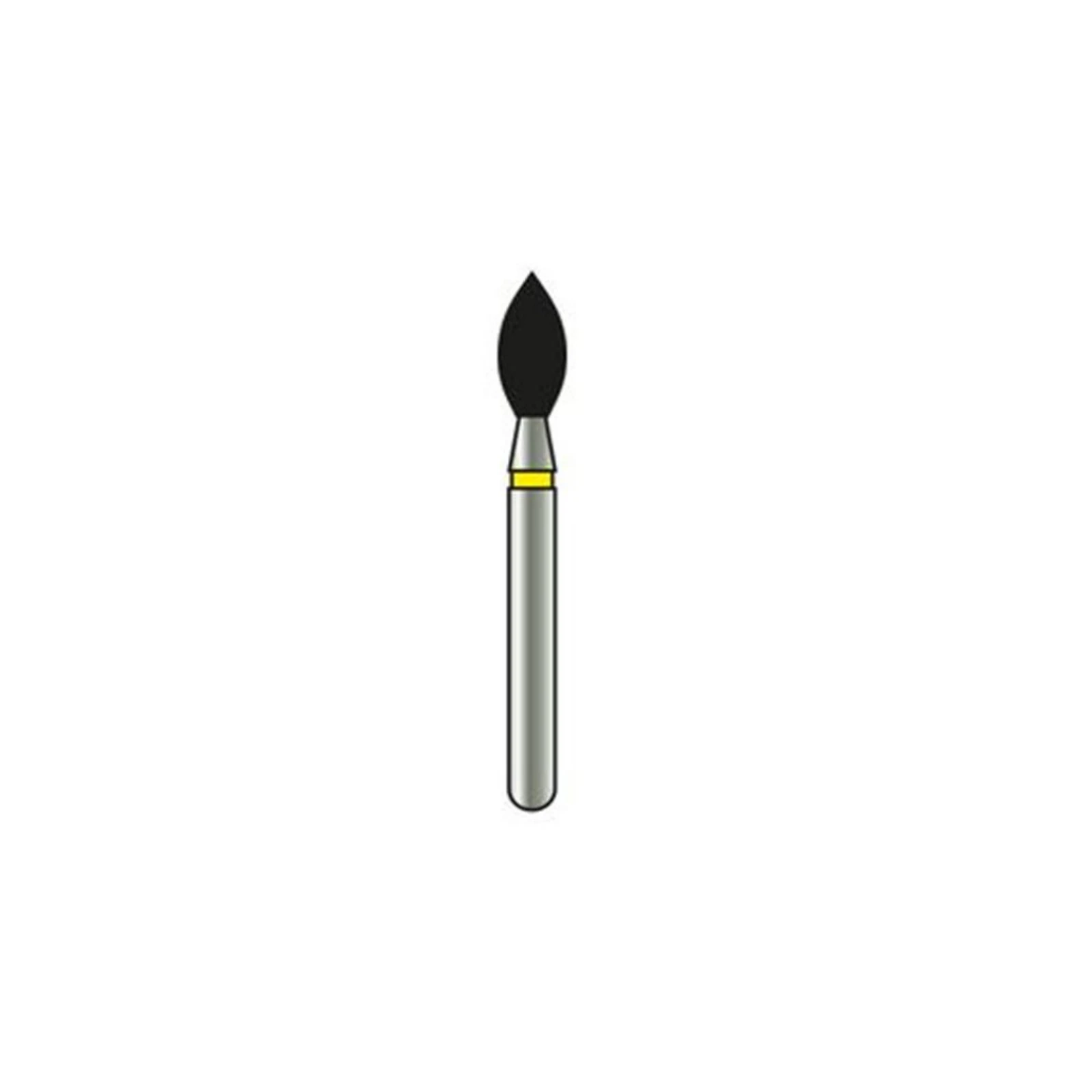 Alpen® x1 Single-Use Diamond Bur FG #368 Football, Fine Grit, Red Ring, 2.3mm Diameter x 5.0mm Length, 25/Bx, X368F023 thumbnail 8