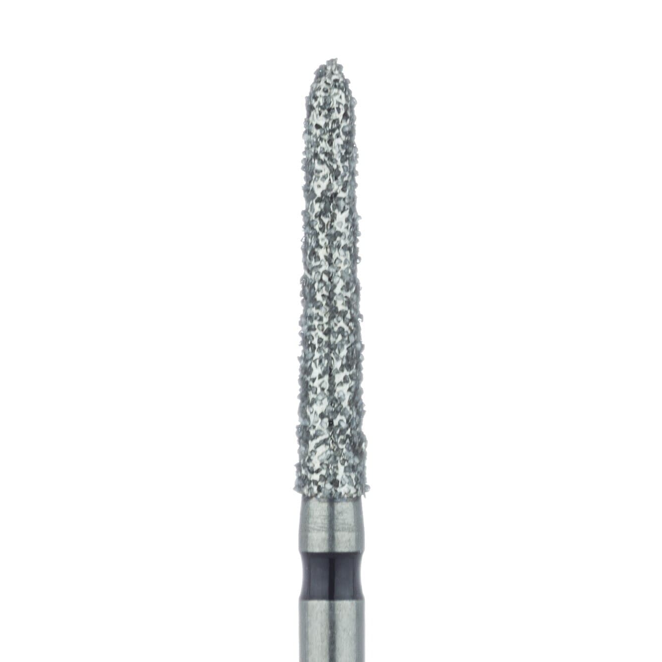 Meisinger 879H-018-FG Diamond Bur, X-Coarse (Super Coarse), Long Modified Chamfer/Torpedo, Friction Grip, 1.8 mm Head Diameter, 10 mm Working Length, 5/Pack thumbnail 3