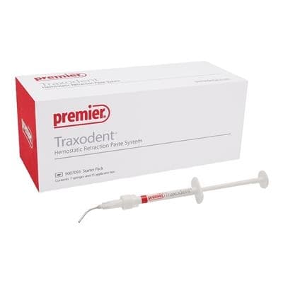 Traxodent Hemostatic Retraction Paste System, Starter Pack, 7 x 0.7g Syringes with 15 Bendable Tips, 9007093 thumbnail 10