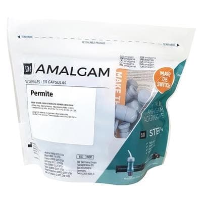 SDI Permite Dispersed Phase Amalgam Capsules, 3 Spill, Regular Set, 800 mg, 50/Box, #4003303 thumbnail 6