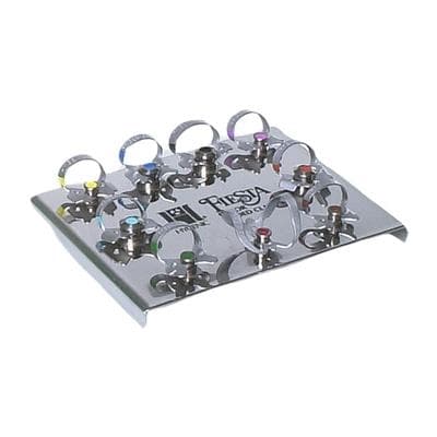 Hygenic Fiesta Color-Coded Winged Rubber Dam Clamp Kit, 9 Clamps (2, 2A, 4, 7, 8A, 9, 12A, 13A, 14A) with Organizer, H09966 thumbnail 12